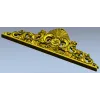 Regal Shell Pediment STL 3D Model for CNC