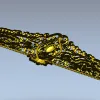 Regal Acanthus Crest - STL 3D model for CNC milling