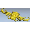 Рокайльный картуш для фрезеровки - 3D модель STL