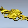 Рокайльный картуш для фрезеровки - 3D модель STL