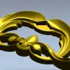 Рокайльный картуш в стиле рококо - 3D модель STL для ЧПУ