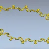 Овальный рокайльный картуш - 3D модель STL для ЧПУ