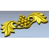 Grape and Acanthus Decorative Applique STL for CNC