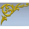 Baroque Acanthus Corner STL for CNC carving