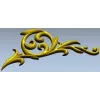 Baroque Acanthus Corner STL for CNC carving