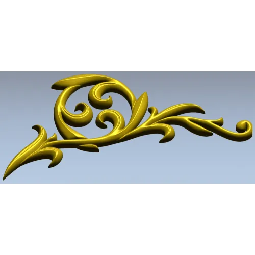 Baroque Acanthus Corner STL for CNC carving