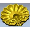Rococo Shell Rosette - STL 3D model for CNC carving