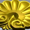 Rococo Shell Rosette - STL 3D model for CNC carving