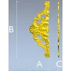 Рокайльный картуш для ЧПУ - 3D модель в формате STL