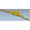 Baroque Shell & Scroll Cartouche STL for CNC