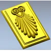 Палметта-Лира - 3D модель STL для ЧПУ (панель)