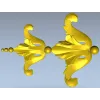 Baroque Acanthus Applique STL for CNC