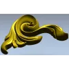 Рокайльный завиток - 3D модель STL для ЧПУ