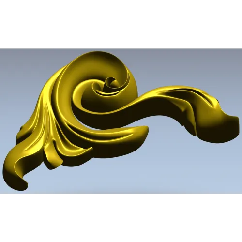 Рокайльный завиток - 3D модель STL для ЧПУ