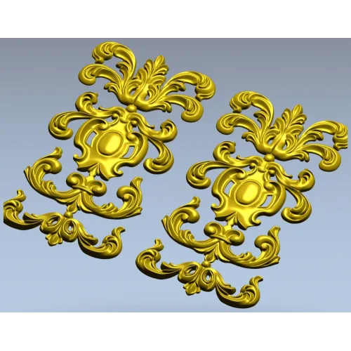 Картуш Лоренцо - декоративная 3D модель STL для ЧПУ
