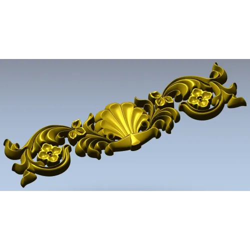 Ракушечный картуш - 3D модель STL для ЧПУ