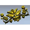 Флорентийская ветвь - 3D модель STL для ЧПУ, декоративная накладка