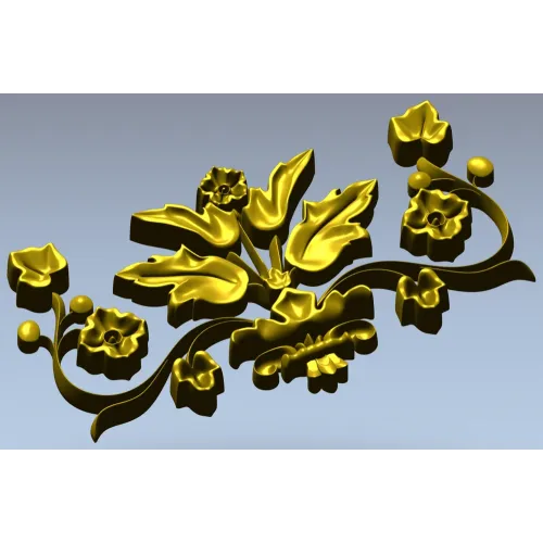 Флорентийская ветвь - 3D модель STL для ЧПУ, декоративная накладка
