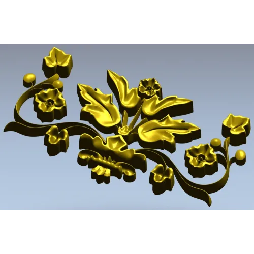 Флорентийская ветвь - 3D модель STL для ЧПУ, декоративная накладка