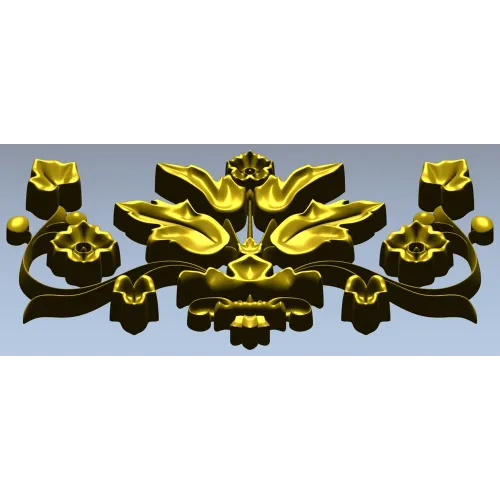 Флорентийская ветвь - 3D модель STL для ЧПУ, декоративная накладка