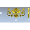Флорентийская ветвь - 3D модель STL для ЧПУ, декоративная накладка