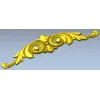 Acanthus scroll STL model for CNC - decorative cartouche 3D model