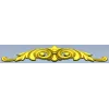Acanthus scroll STL model for CNC - decorative cartouche 3D model