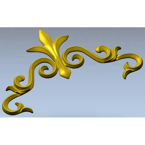 Вензель Лилиан - 3D STL модель для ЧПУ