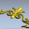 Вензель Лилиан - 3D STL модель для ЧПУ