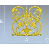 3D модель картуша "Картуш Люксембург" в формате STL для ЧПУ
