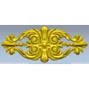 Baroque Floral Applique - detailed STL 3D model for CNC