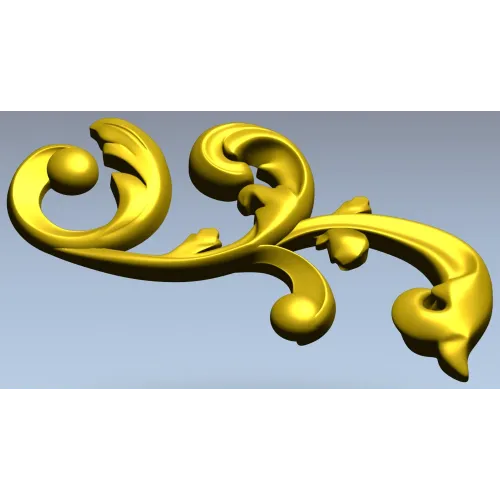 Акантовый завиток - 3D модель STL для ЧПУ