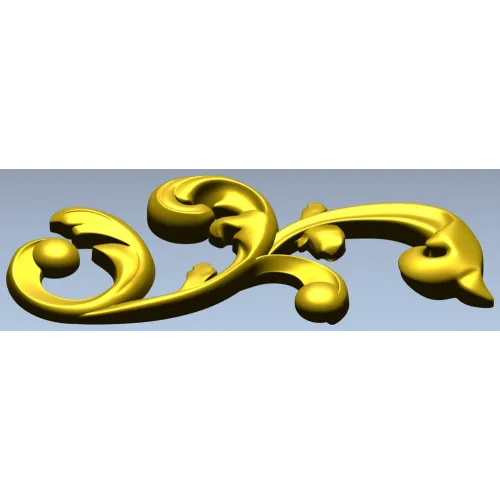 Акантовый завиток - 3D модель STL для ЧПУ