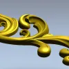 Рокайльный завиток Aурелия - 3D модель STL для ЧПУ