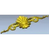 Декоративный картуш с раковиной - 3D модель STL для ЧПУ
