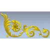 Acanthus Corner Ornament STL