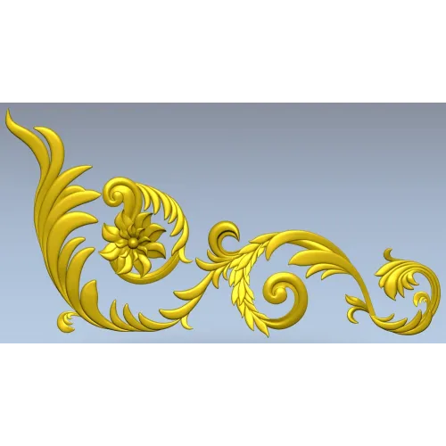 Acanthus Corner Ornament STL
