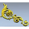 Acanthus Corner Ornament STL
