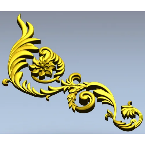 Acanthus Corner Ornament STL