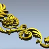 Acanthus Corner Ornament STL