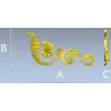 Acanthus Corner Ornament STL