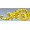 Резная завитка ака?нт - 3D модель STL для ЧПУ