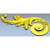 Резная завитка ака?нт - 3D модель STL для ЧПУ
