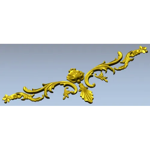 Рокайльный картуш - 3D модель STL для ЧПУ