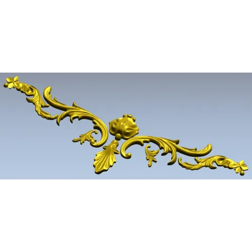 Рокайльный картуш - 3D модель STL для ЧПУ