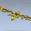 Рокайльный картуш - 3D модель STL для ЧПУ