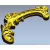 Угловой картуш "Розария" - 3D модель STL для ЧПУ