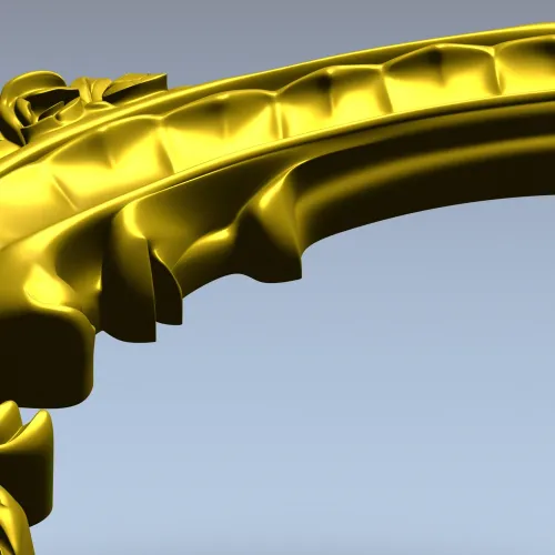 Угловой картуш "Розария" - 3D модель STL для ЧПУ