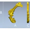 Угловой картуш "Розария" - 3D модель STL для ЧПУ