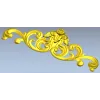 Rose Acanthus Cartouche - STL 3D Model for CNC